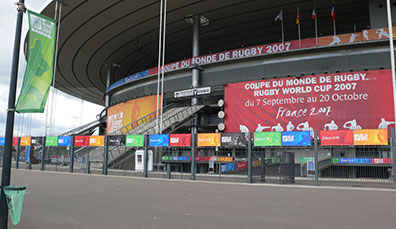 Doublet fournisseur de la signalétique de la Coupe du Monde de Rugby 2007